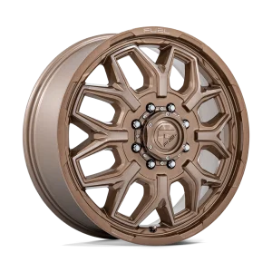 Fuel – D876 FLUX DUALLY – Bronze – 22″x8.25″ 104mm – All weather Wheels – D876228272